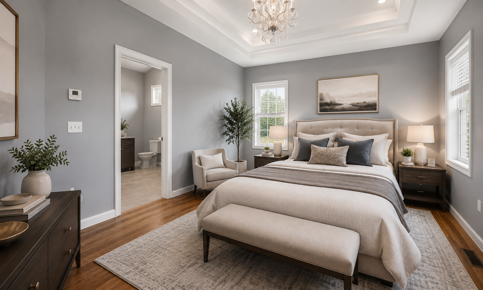 Bright open concept living area