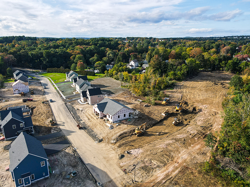 Laurentide Glen aerial drone view